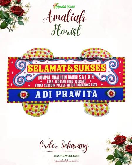 Papan Bunga Ucapan Selamat Selamanik