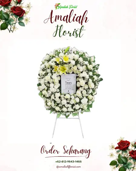 Krans Bunga Duka Selamanik